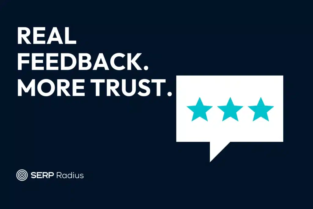 SERP Radius illustrated guide: How Do Reviews Affect SEO? A Google Review Request Guide